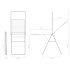 Сушилник за дрехи Brabantia Hangon, 25m, допълнителен прът, Metallic Grey - Баня и почистване