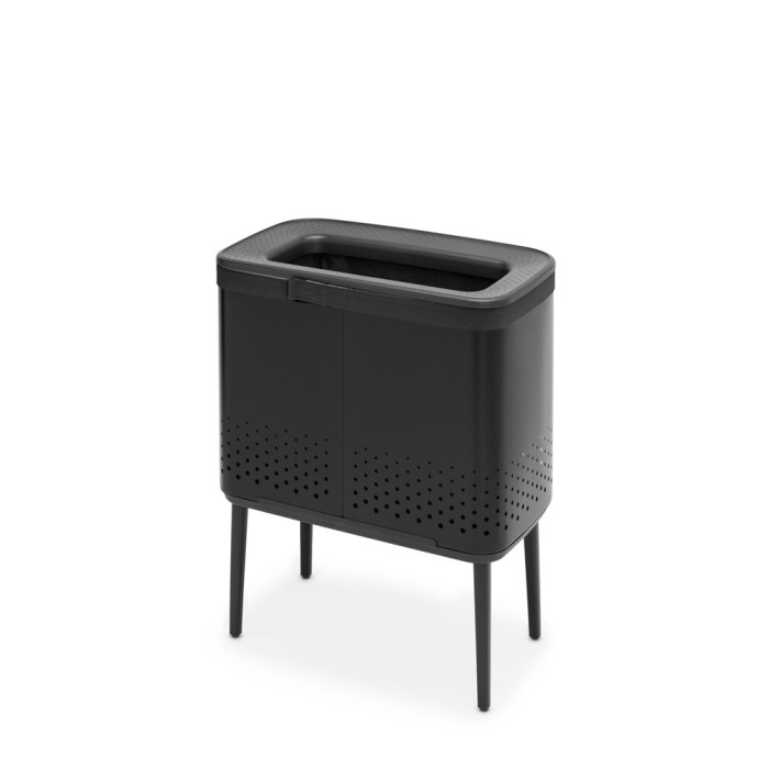 Кош за пране Brabantia Bo 60L, Matt Black - Баня и почистване