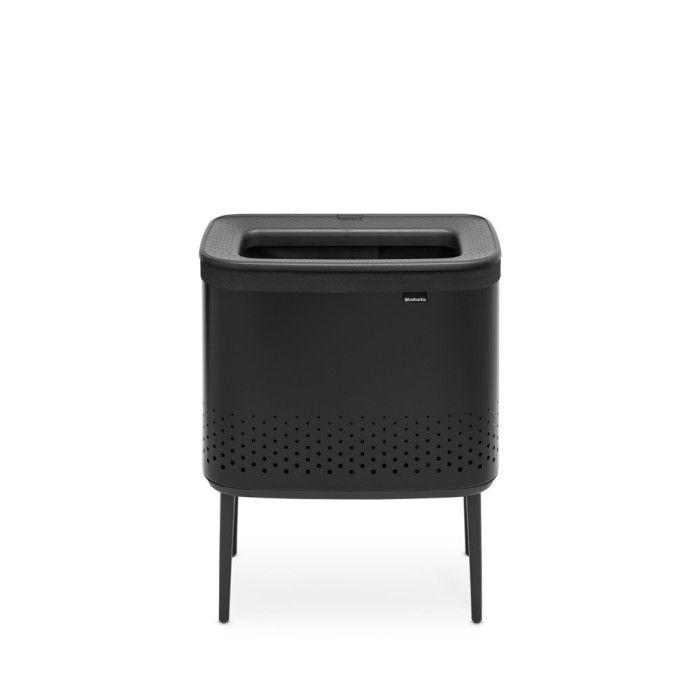 Кош за пране Brabantia Bo 60L, Matt Black - Баня и почистване