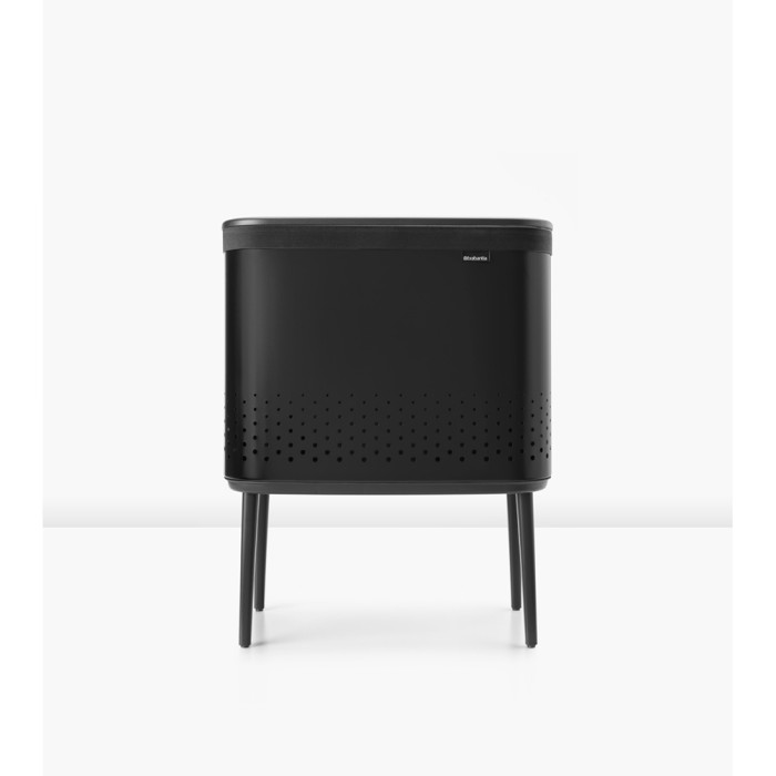 Кош за пране Brabantia Bo 60L, Matt Black - Баня и почистване