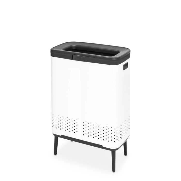 Кош за пране Brabantia Bo 2x45L, White - Баня и почистване