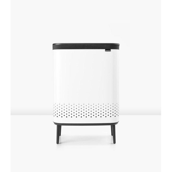 Кош за пране Brabantia Bo 2x45L, White - Баня и почистване