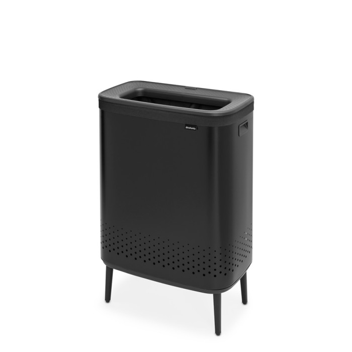 Кош за пране Brabantia Bo 2x45L, Matt Black - Баня и почистване