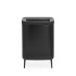 Кош за пране Brabantia Bo 2x45L, Matt Black - Баня и почистване