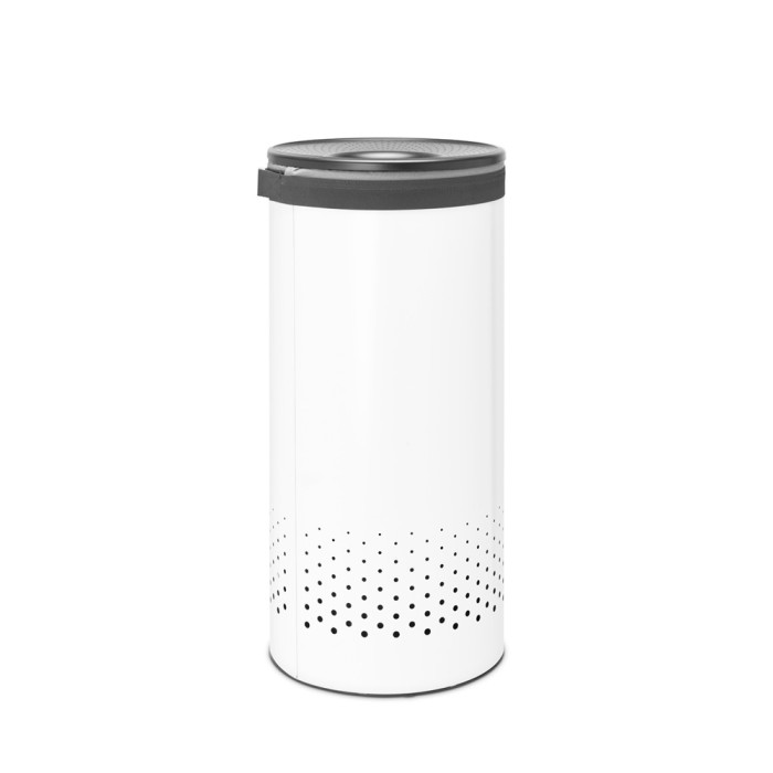 Кош за пране Brabantia 35L, White, пластмасов капак - Баня и почистване