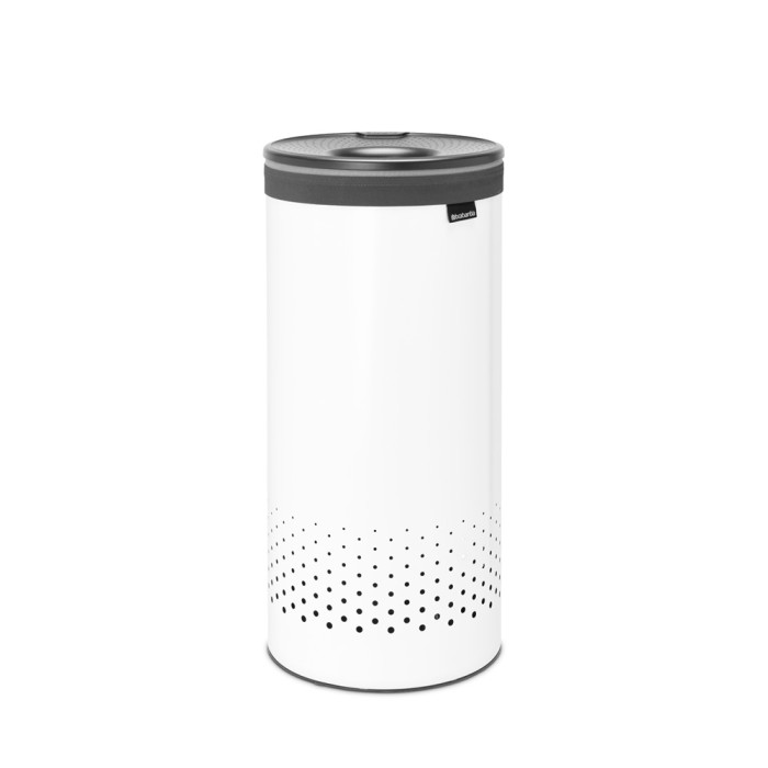 Кош за пране Brabantia 35L, White, пластмасов капак - Баня и почистване