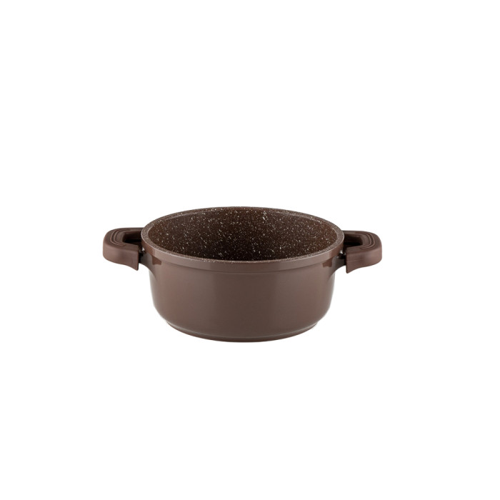 Тенджера Muhler Mia MR-1649M 16x7.5cm, 1.2L, шоколад, лят алуминий Тенджера Muhler Mia MR-1649M 16x7.5cm, 1.2L, шоколад, лят алуминий - Кухня