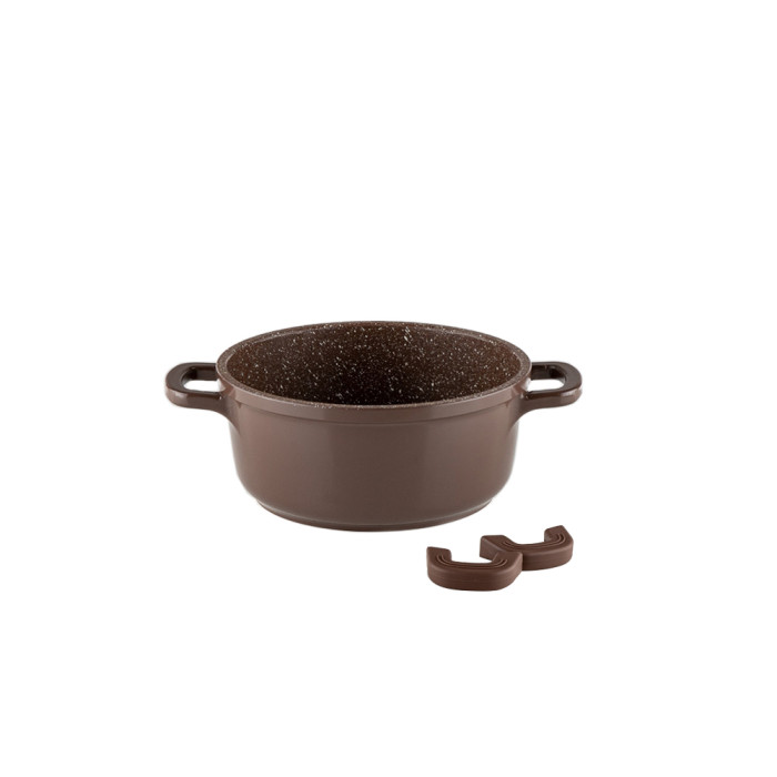 Тенджера Muhler Mia MR-1649M 16x7.5cm, 1.2L, шоколад, лят алуминий Тенджера Muhler Mia MR-1649M 16x7.5cm, 1.2L, шоколад, лят алуминий - Кухня