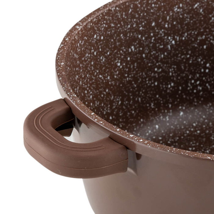 Тенджера Muhler Mia MR-1649M 16x7.5cm, 1.2L, шоколад, лят алуминий Тенджера Muhler Mia MR-1649M 16x7.5cm, 1.2L, шоколад, лят алуминий - Кухня