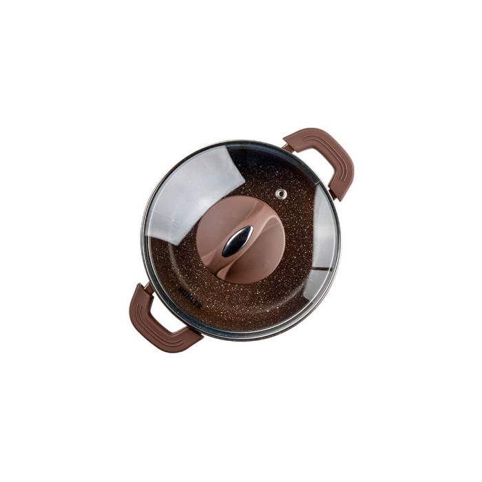 Тенджера Muhler Mia MR-1649M 16x7.5cm, 1.2L, шоколад, лят алуминий Тенджера Muhler Mia MR-1649M 16x7.5cm, 1.2L, шоколад, лят алуминий - Кухня