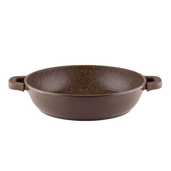Тенджера плитка Muhler Mia MR-3275M 32x7.5cm, 4.3L, шоколад, лят алуминий Тенджера плитка Muhler Mia MR-3275M 32x7.5cm, 4.3L, шоколад, лят алуминий - Кухня