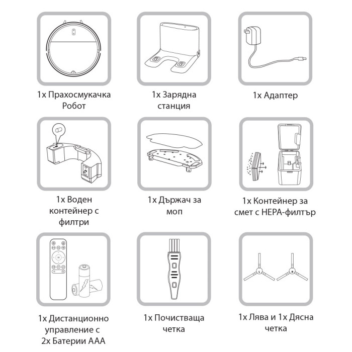 Прахосмукачка робот MUHLER Bobby 1, черна Прахосмукачка робот MUHLER Bobby 1, черна - Електроуреди