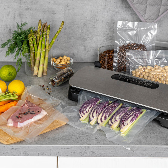 Уред за вакуумиране Homa HVS-1144 Vigo с 10бр. торбички Уред за вакуумиране Homa HVS-1144 Vigo с 10бр. торбички - Електроуреди