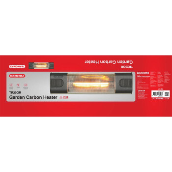 Печка карбонова Termomax TR20GR, 2000W, инфрачервена, градинска