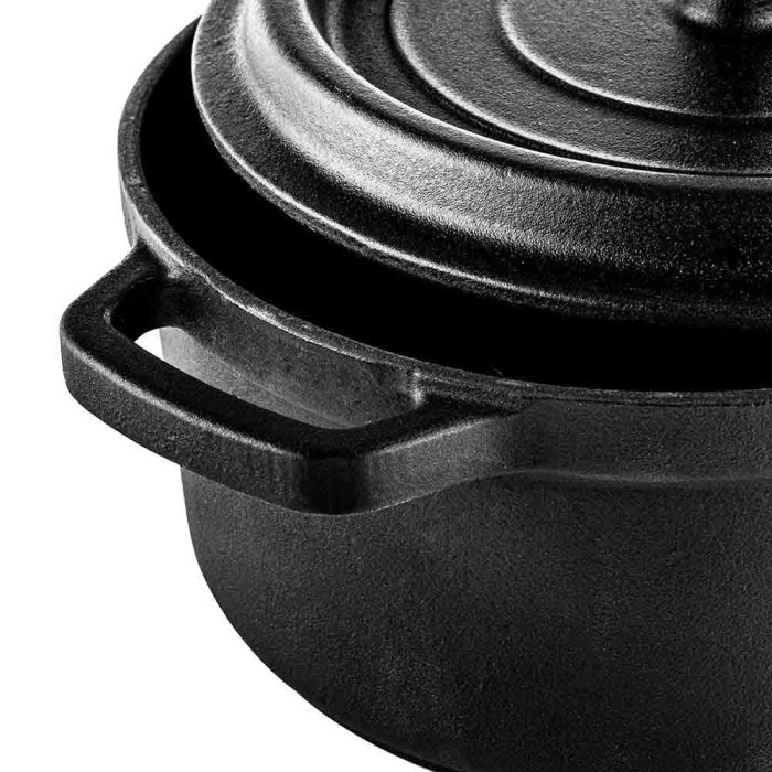 Тенджера Muhler Tika MR-2048CI 20x10cm, 2L, чугун Тенджера Muhler Tika MR-2048CI 20x10cm, 2L, чугун - Кухня