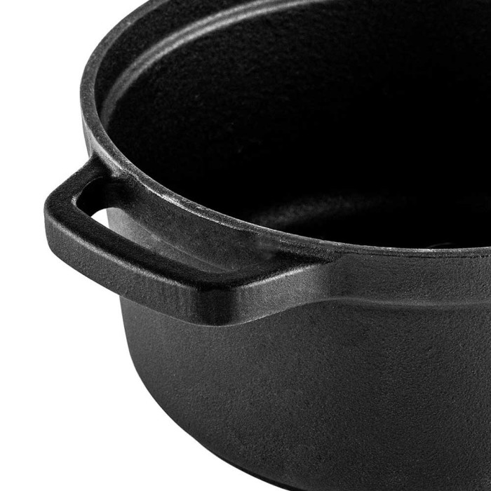 Тенджера Muhler Tika MR-2048CI 20x10cm, 2L, чугун Тенджера Muhler Tika MR-2048CI 20x10cm, 2L, чугун - Кухня