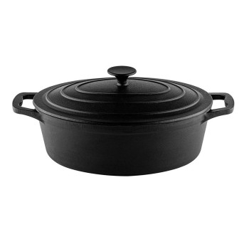 Съд за печене с капак Muhler Tika MR-4133CI 41x25x11cm, 5.1L, чугун