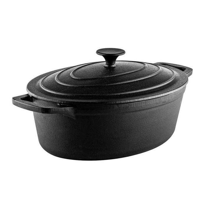 Съд за печене с капак Muhler Tika MR-4133CI 41x25x11cm, 5.1L, чугун Съд за печене с капак Muhler Tika MR-4133CI 41x25x11cm, 5.1L, чугун - Кухня