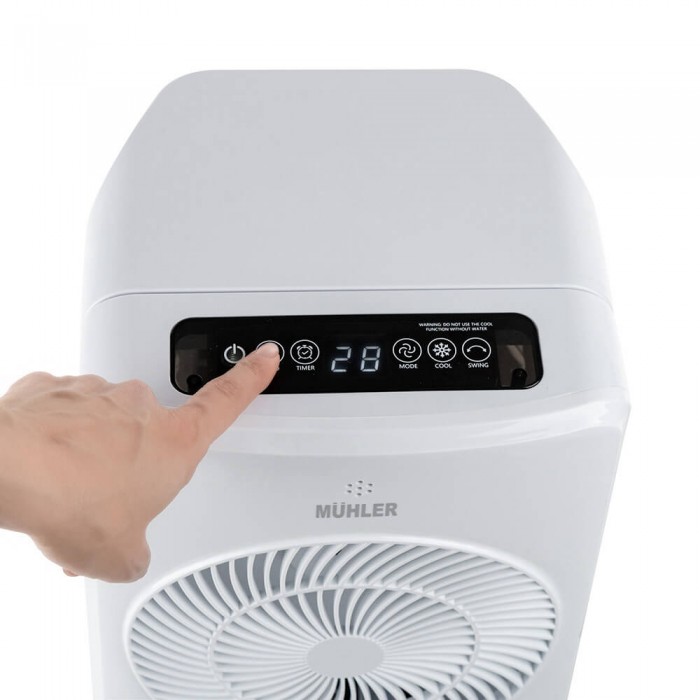 Мобилен охладител MUHLER MC-5055RC, 65W, 4 л, диг. упр-е Мобилен охладител MUHLER MC-5055RC, 65W, 4 л, диг. упр-е - Климатици