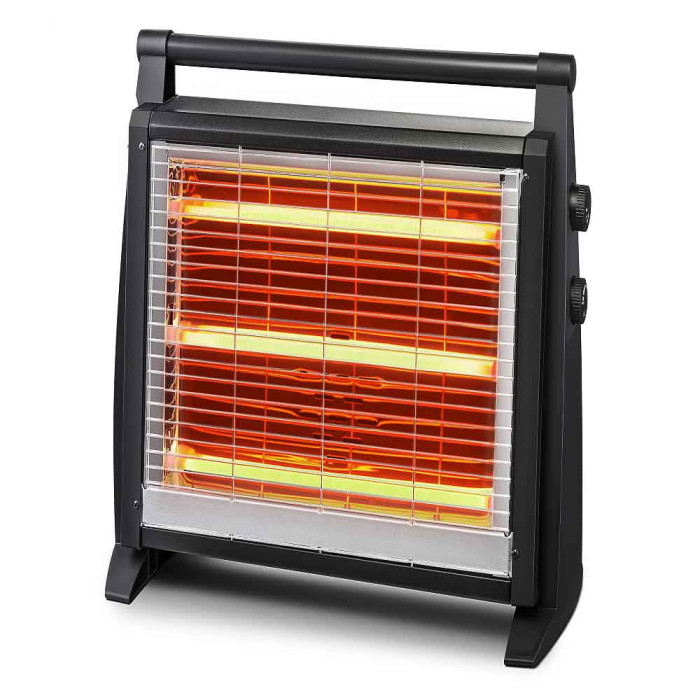 Печка кварцова LUXELL LX-2830 M 1800W 3 тръби, овлажнител - Електроуреди