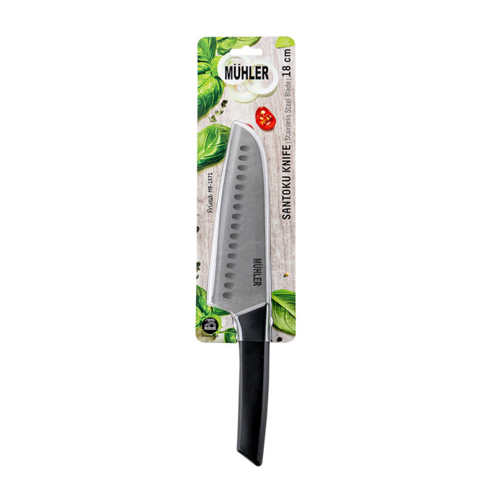 Нож японски Muhler Prima MR-1571 18cm Нож японски Muhler Prima MR-1571 18cm - Кухня