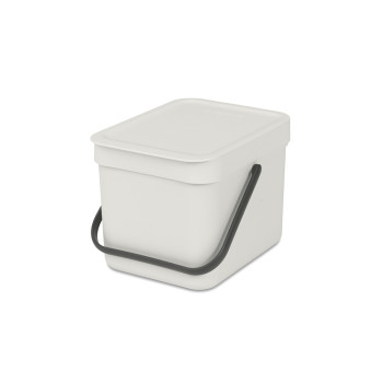 Кош за смет за разделно събиране Brabantia Sort&Go 6L, Light Grey