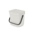 Кош за смет за разделно събиране Brabantia Sort&Go 3L, Light Grey Кош за смет за разделно събиране Brabantia Sort&Go 3L, Light Grey - Баня и почистване