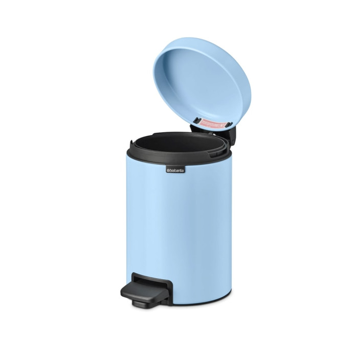 Кош за смет с педал Brabantia NewIcon 3L, Dreamy Blue Кош за смет с педал Brabantia NewIcon 3L, Dreamy Blue - Баня и почистване