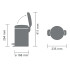 Кош за смет с педал Brabantia NewIcon 3L, Dreamy Blue Кош за смет с педал Brabantia NewIcon 3L, Dreamy Blue - Баня и почистване