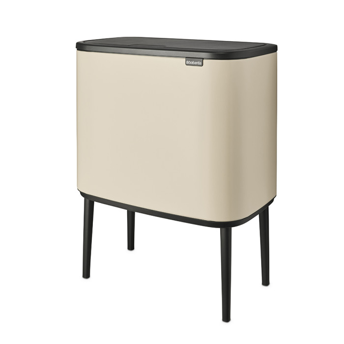 Кош за смет Brabantia Bo Touch 3x11L, Soft Beige Кош за смет Brabantia Bo Touch 3x11L, Soft Beige - Баня и почистване