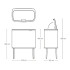 Кош за смет Brabantia Bo Touch 3x11L, Soft Beige Кош за смет Brabantia Bo Touch 3x11L, Soft Beige - Баня и почистване