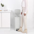 Кош за смет с педал Brabantia StepUp 40L, Light Grey Кош за смет с педал Brabantia StepUp 40L, Light Grey - Баня и почистване