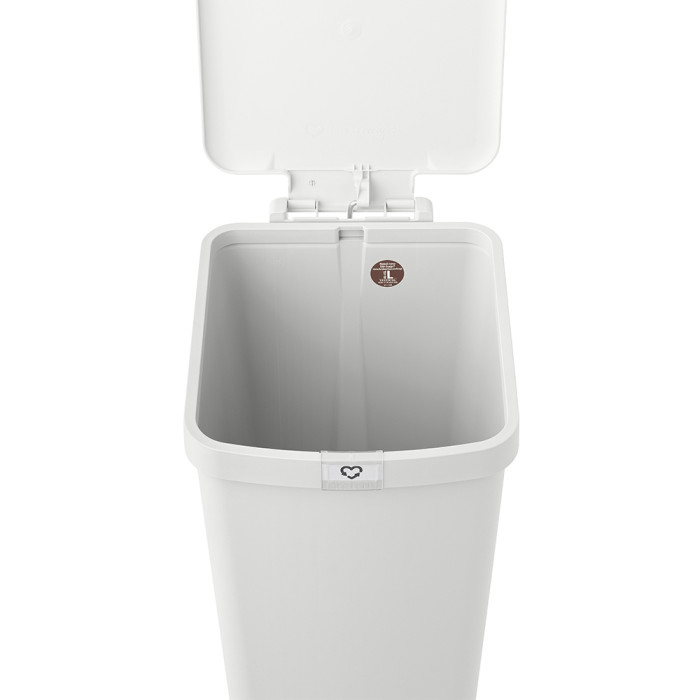 Кош за смет с педал Brabantia StepUp 40L, Light Grey Кош за смет с педал Brabantia StepUp 40L, Light Grey - Баня и почистване