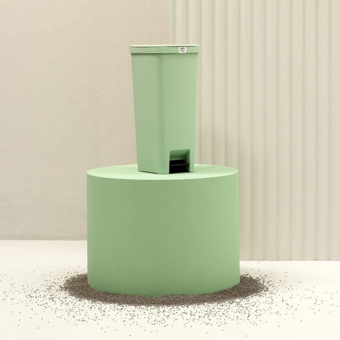 Кош за смет с педал Brabantia StepUp 40L, Jade Green Кош за смет с педал Brabantia StepUp 40L, Jade Green - Баня и почистване