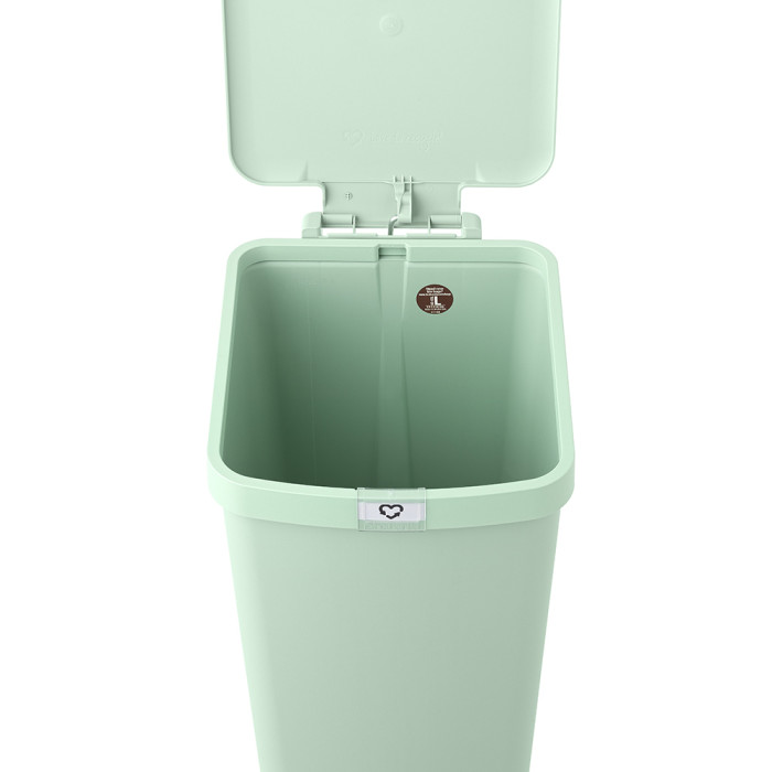 Кош за смет с педал Brabantia StepUp 40L, Jade Green Кош за смет с педал Brabantia StepUp 40L, Jade Green - Баня и почистване