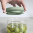 Буркани комплект Brabantia Stackable 0.3L+0.6L+1.1L, Light Grey/Dark Grey/Jade Green, 3 броя - Кухня