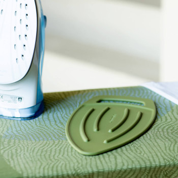 Поставка за ютия силиконова Brabantia Calm Green, топлоустойчива