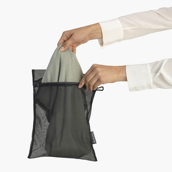 Комплект торби за деликатно пране Brabantia Black, 3 броя в два размера - Баня и почистване