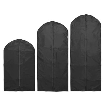 Комплект калъфи за дрехи Brabantia, размер M/L/XL, 60x100/135/150cm, Black 3 броя