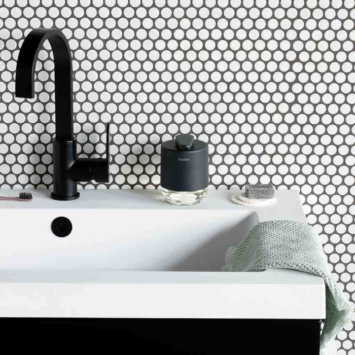 Дозатор за течен сапун Brabantia MindSet Mineral Infinite Grey - Баня и почистване