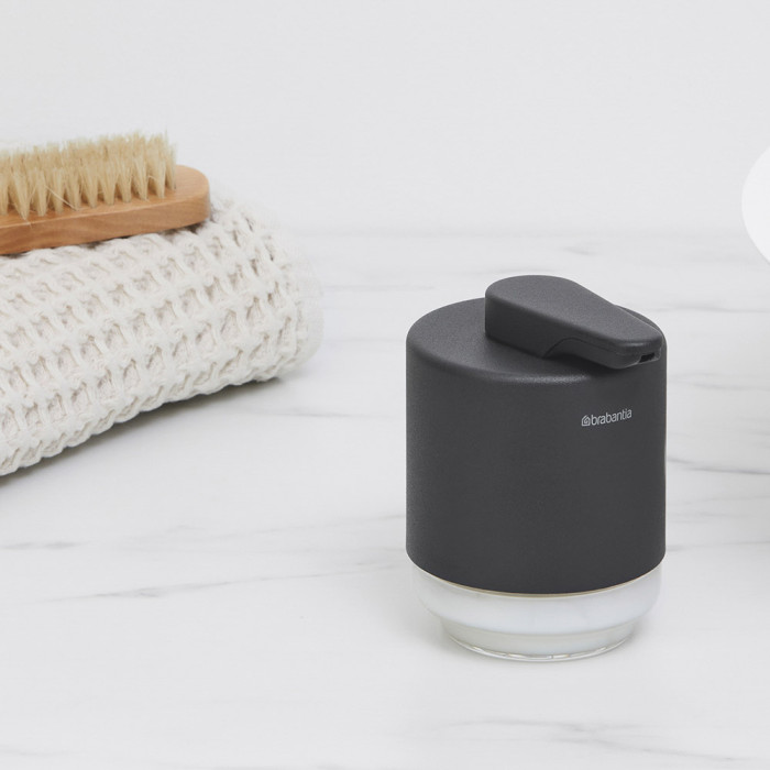 Дозатор за течен сапун Brabantia MindSet Mineral Infinite Grey - Баня и почистване