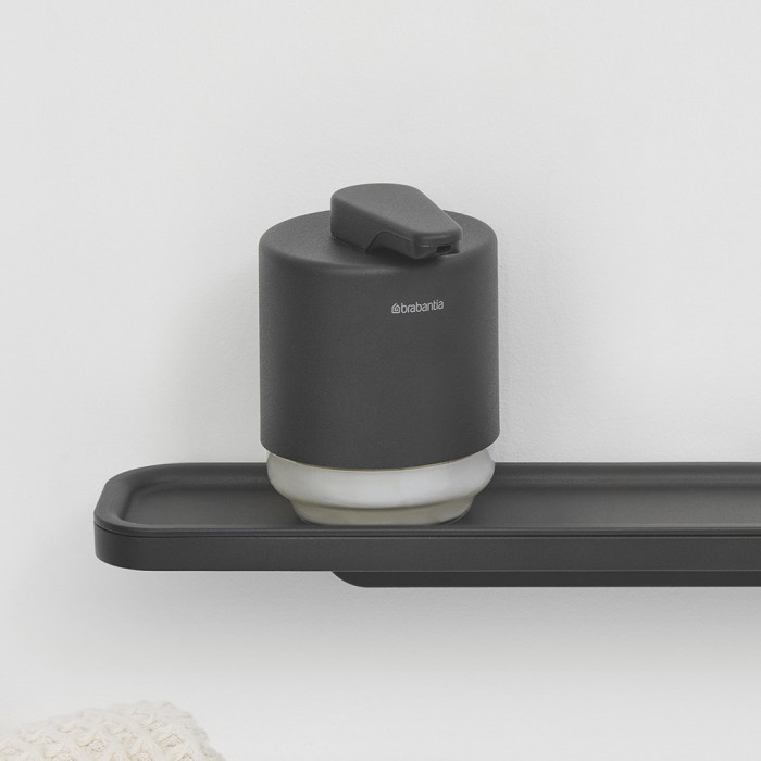 Дозатор за течен сапун Brabantia MindSet Mineral Infinite Grey - Баня и почистване