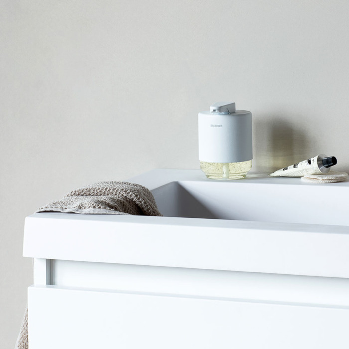 Дозатор за течен сапун Brabantia MindSet Mineral Fresh White - Баня и почистване