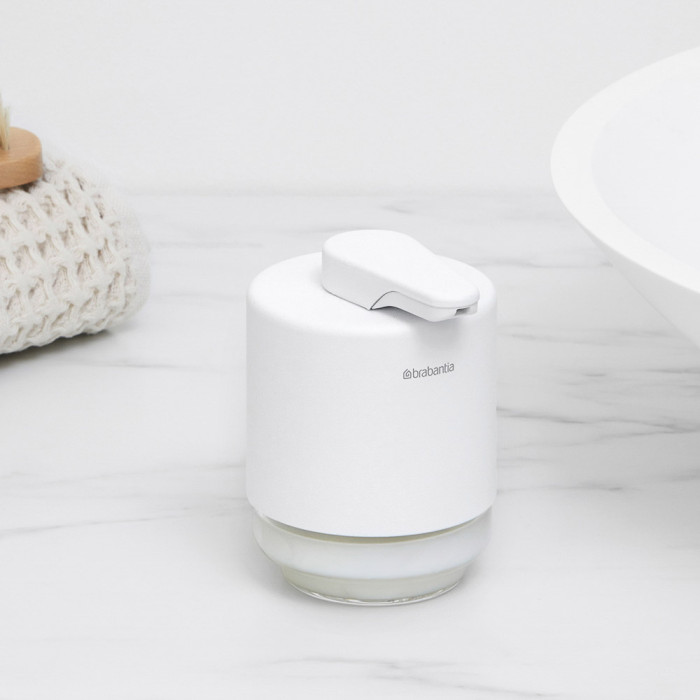 Дозатор за течен сапун Brabantia MindSet Mineral Fresh White - Баня и почистване