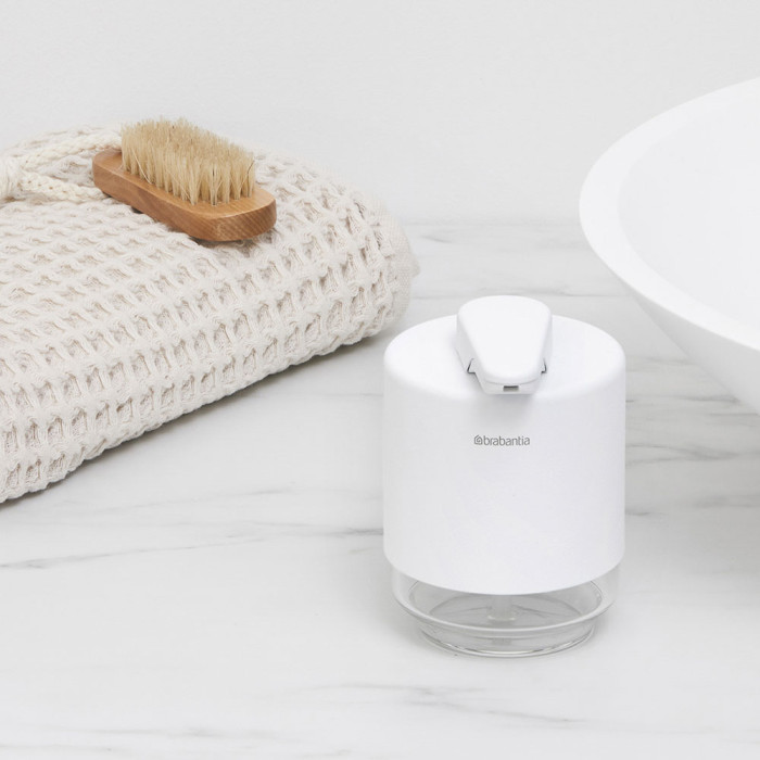 Дозатор за течен сапун Brabantia MindSet Mineral Fresh White - Баня и почистване