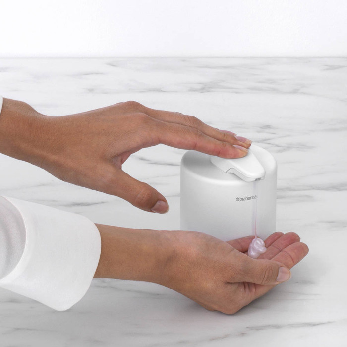 Дозатор за течен сапун Brabantia MindSet Mineral Fresh White - Баня и почистване