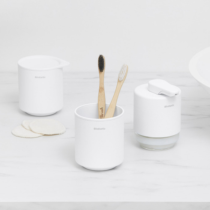 Кутия за аксесоари за баня Brabantia MindSet Mineral Fresh White - Баня и почистване