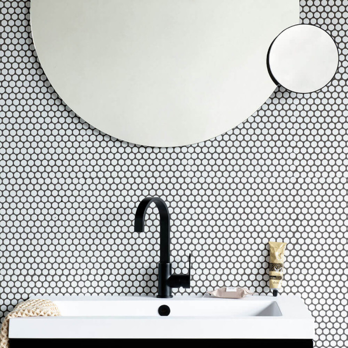 Огледало за стена Brabantia MindSet Mineral Infinite Grey - Баня и почистване