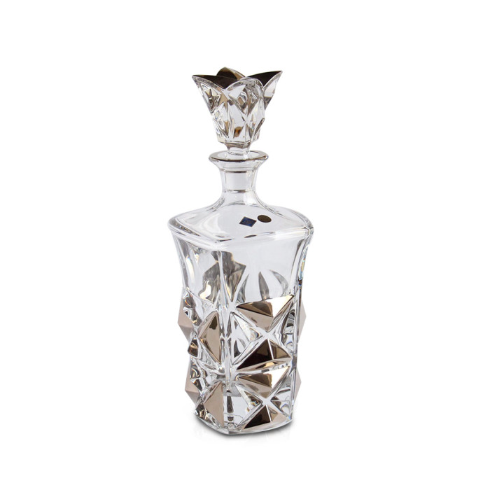 Гарафа Bohemia 1845 Pyramida Platinum 800ml Гарафа Bohemia 1845 Pyramida Platinum 800ml - Кухня
