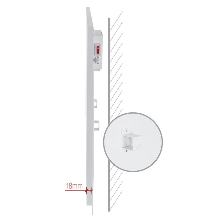 Печка конвекторна Homa HWL-505W-NCC, 540W, карбон-кристален нагревател Печка конвекторна Homa HWL-505W-NCC, 540W, карбон-кристален нагревател - Електроуреди